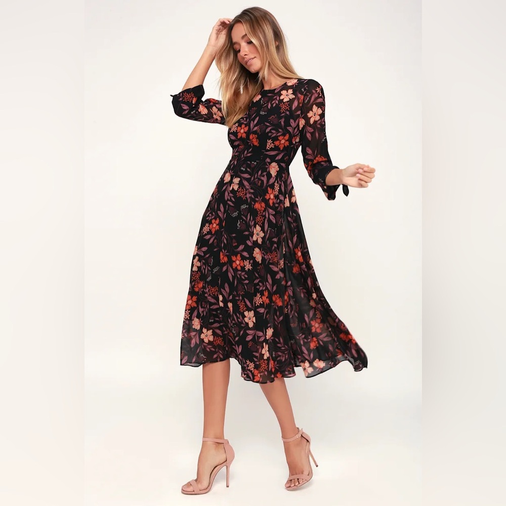 Floral Midi Dress